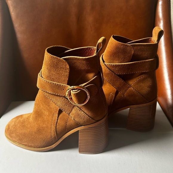 NWOB See by chloe Lyna suede Boots - Picture 4 of 13